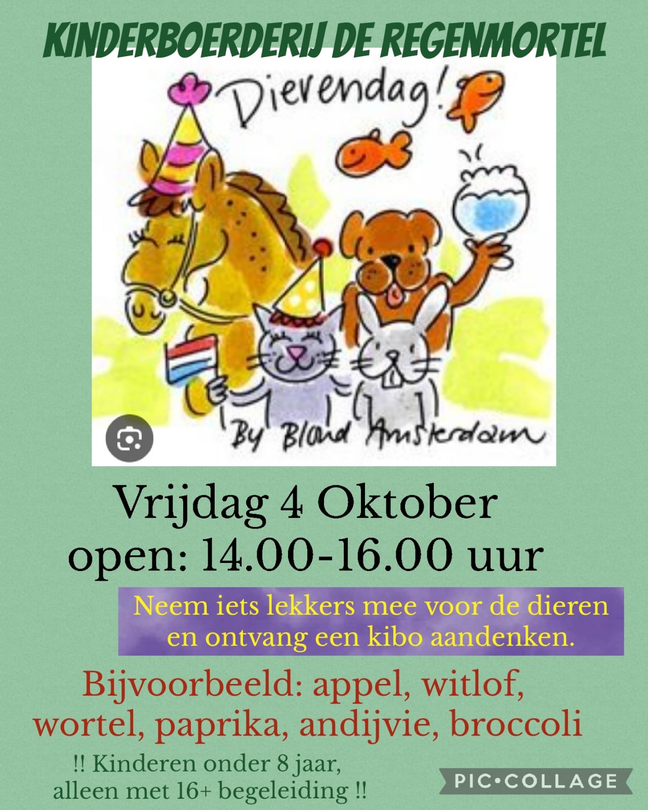 Dierendag op de kibo