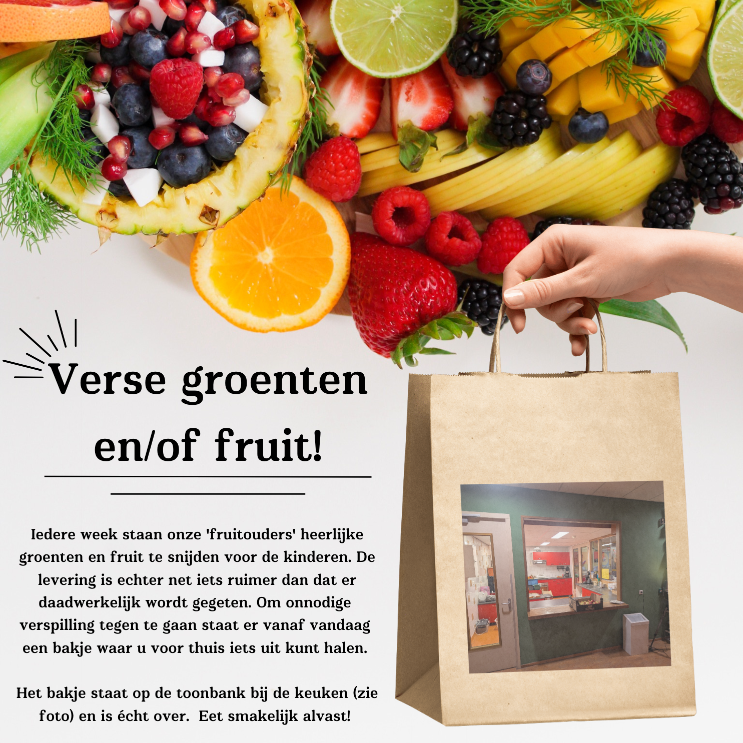Gratis groente en/of fruit!