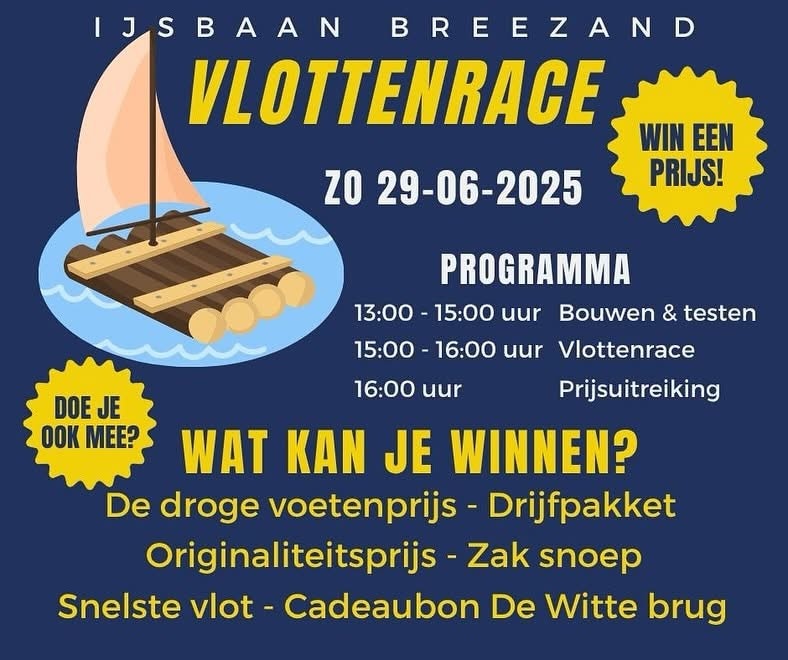 Vlottenrace ijsbaan Breezand