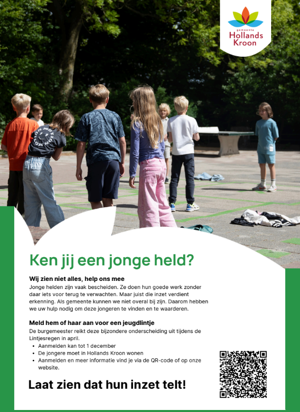 Aanmelden jeugdlintje