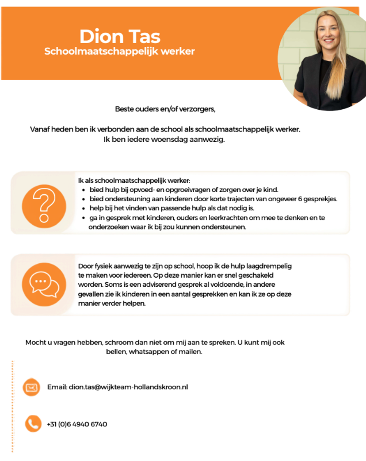 Schoolmaatschappelijk werker